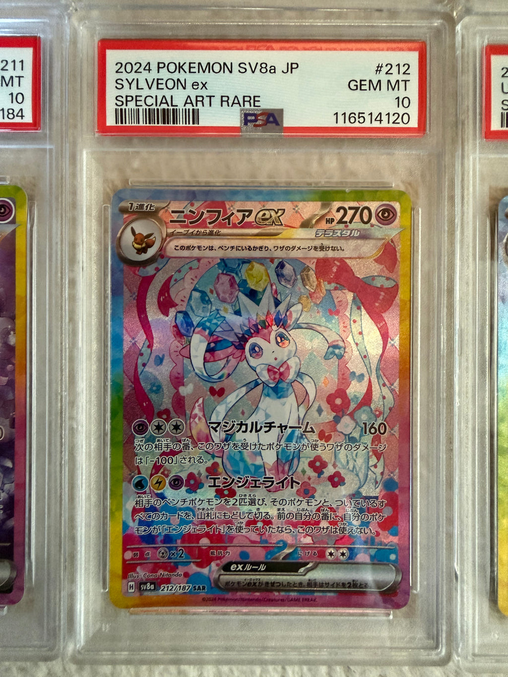 PSA 10 Terastal Festival Eevee Evolution Complete Sequential Set 10 Pokemon