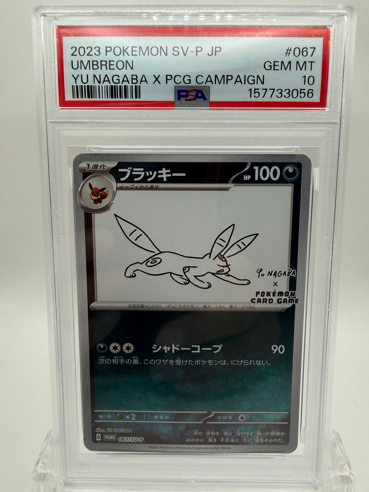 umbreon pokemon card psa 10 067/SV-P - Yu Nagaba x PCG Campaign - Japanese Pokemon:Sylveon PSA 9 Pokemon card Honor the incredible history 3 years ago #magicthegathering