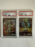 Reshiram ex & Zekrom ex SAR Set SV11W SV11B Japanese Pokemon cards PSA 10 GEM MT