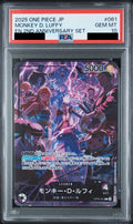 Monkey D. Luffy L OP09-061 One Piece PSA 10