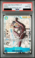 Sanji SEC-SP Comic Parallel OP06-119 One Piece PSA 10