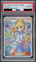 Lillie SR 119/114 GX Battle Boost (SM4+) PSA 10