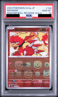 Magmar C Master Ball Mirror 126/165 SV2a PSA 10