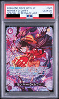 Monkey D. Luffy SR-SPC ST26-005 One Piece PSA 10