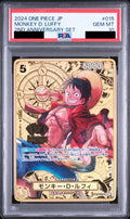 Monkey D. Luffy SR ST13-015 One Piece PSA 10