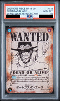 Portgas D. Ace Wanted SEC-SPC OP13-119 One Piece PSA 10