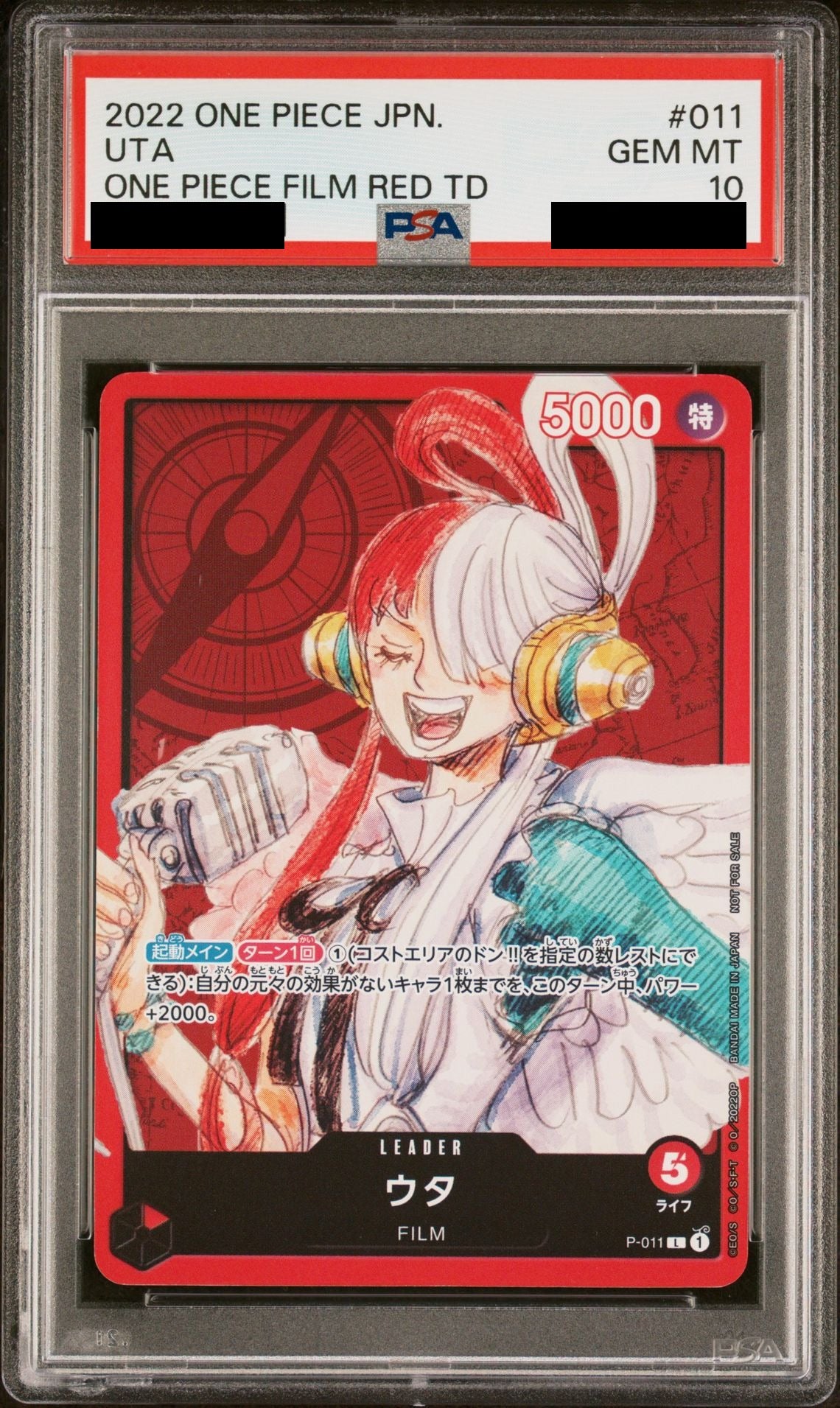 Uta P-011 One Piece PSA 10