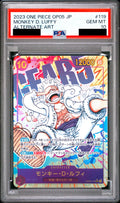 Monkey D. Luffy SEC-P OP05-119 One Piece PSA 10