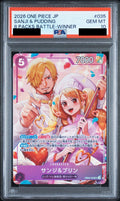Sanji & Pudding SR Champion's Prize EB02-035 One Piece PSA 10