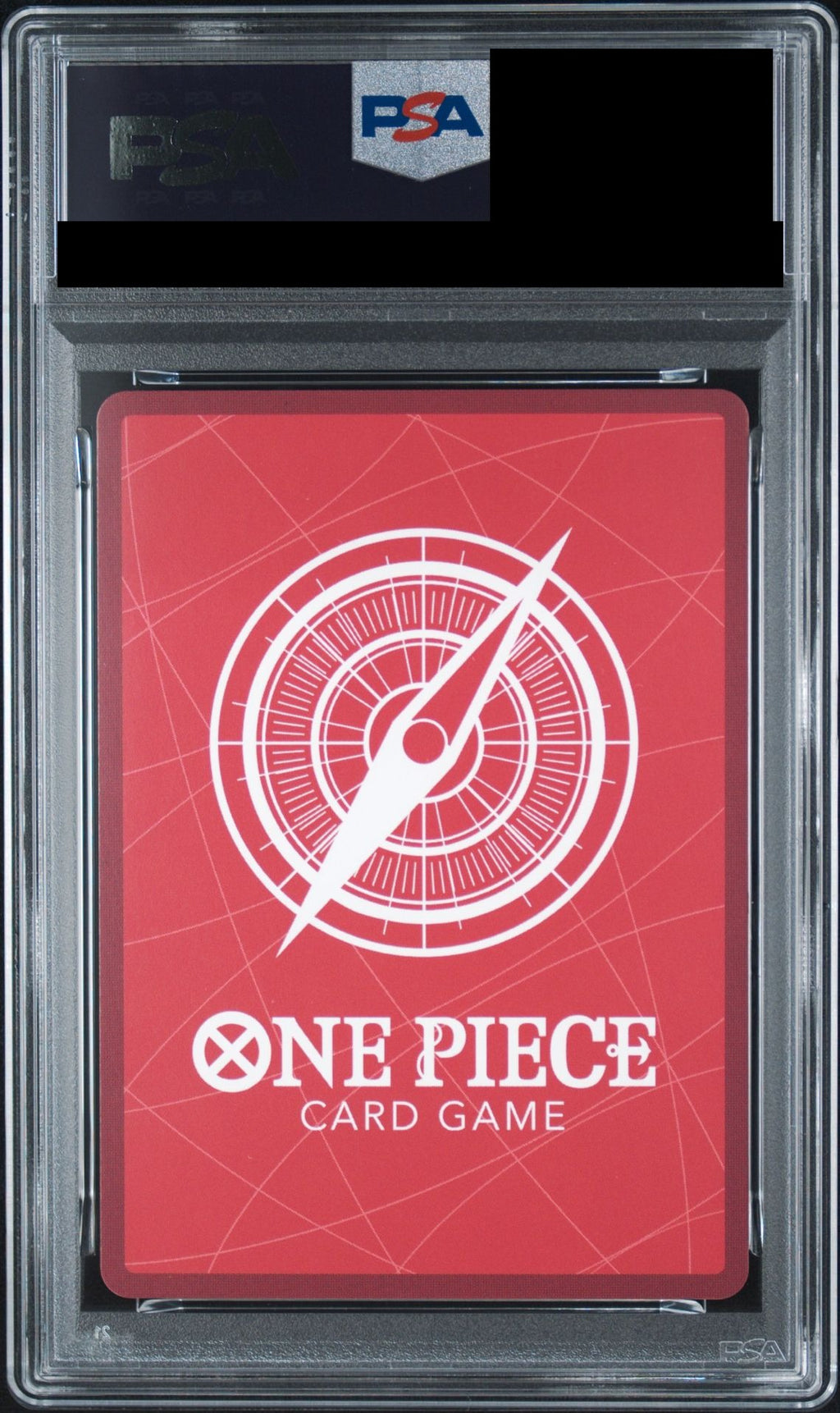 Monkey D. Luffy L OP09-061 One Piece PSA 10 back