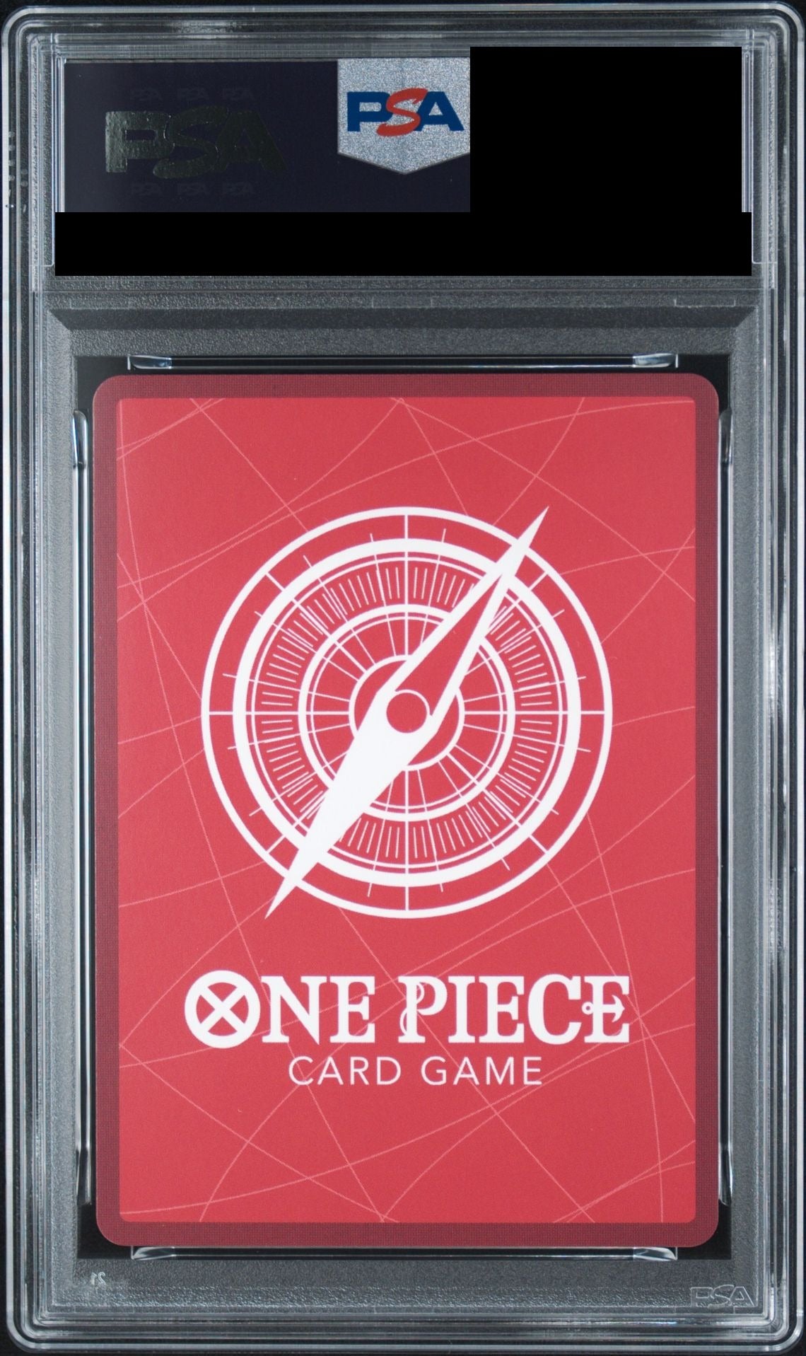 Monkey D. Luffy L OP09-061 One Piece PSA 10 back