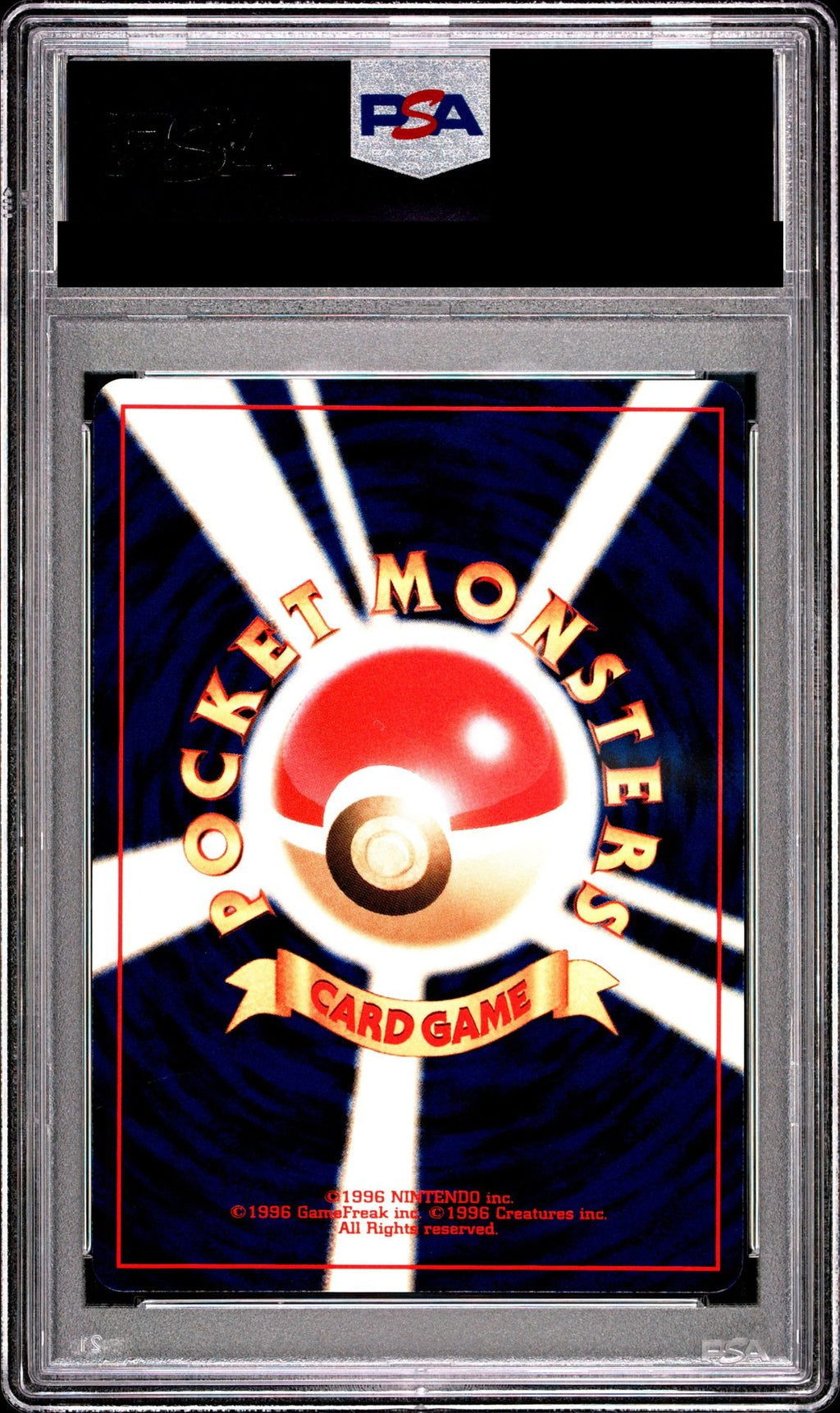 Dark Porygon2 Old Back No.233 neo4 PSA 10 back