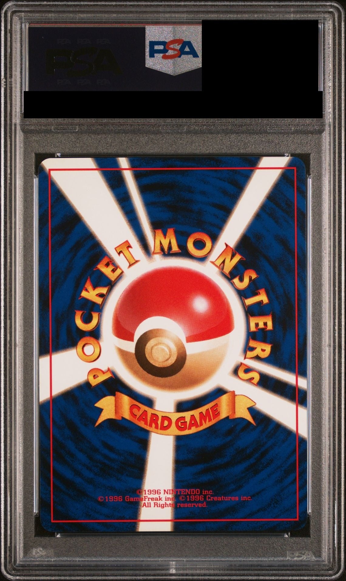 Giovanni's Nidoking R Old Back No.034 PMCG-G2 PSA 10 back