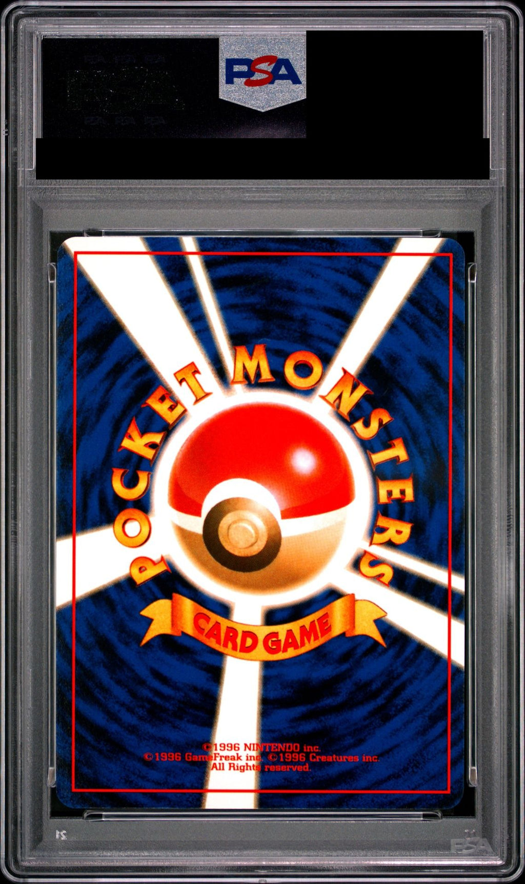 Giovanni's Machamp R Old Back No.068 PMCG-G2 PSA 10 back