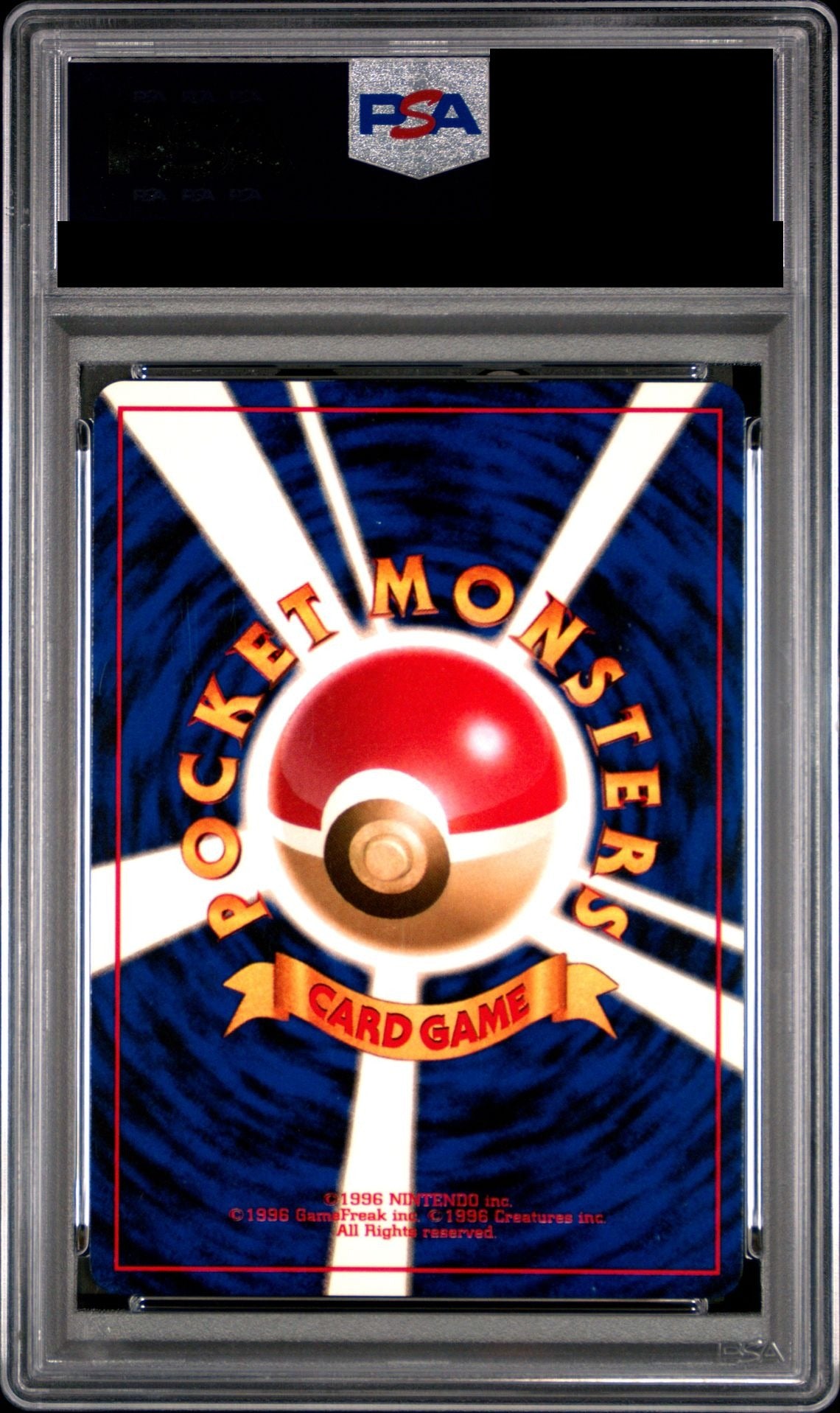 Jolteon R Old Back No.135 PMCG2 PSA 10 back