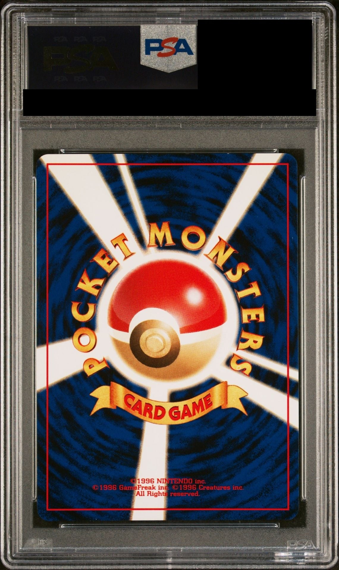 Umbreon No.197 Old Back Crossing the Ruins (neo2) PSA 10 back