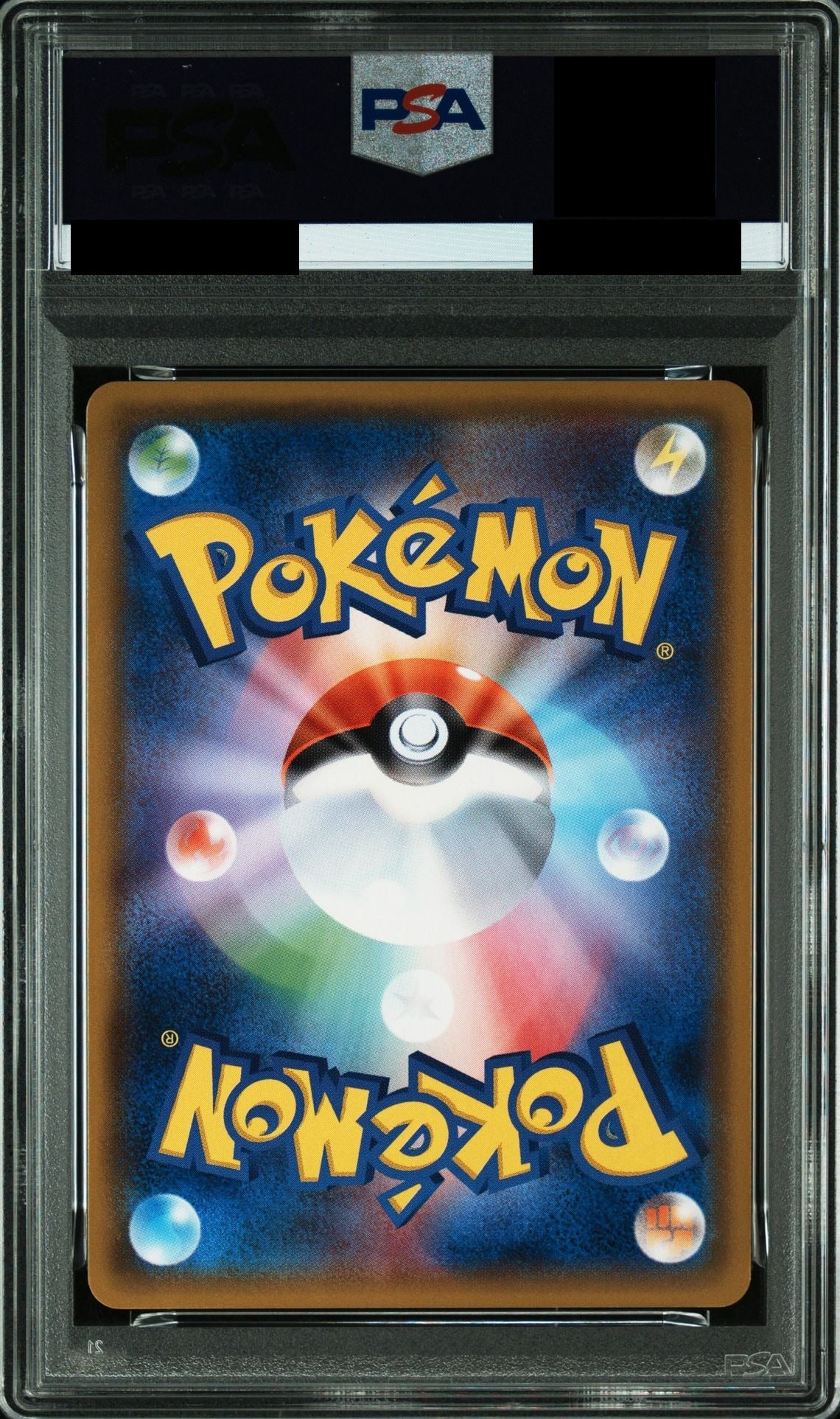 Mewtwo & Mew GX SR 097/094 SM11 PSA 10 back