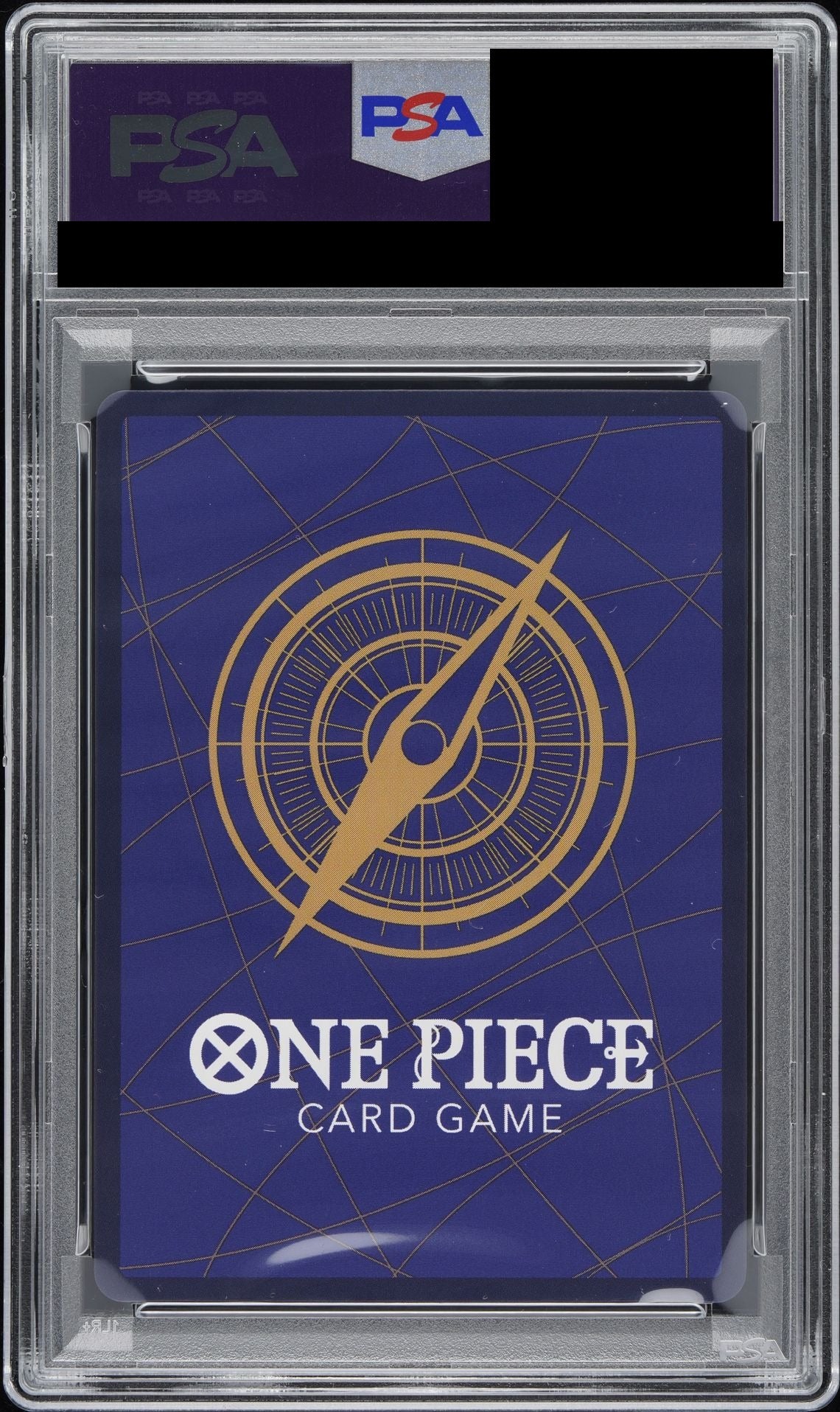 Monkey D. Luffy SEC Comic Parallel OP05-119 One Piece PSA 10 back