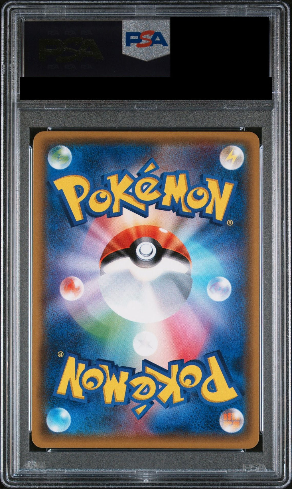 Poncho-Wearing Eevee PROMO 140 Sun & Moon Promo (SM-P) PSA 10 back