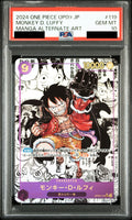 Monkey D. Luffy SEC Comic Parallel OP09-119 PSA 10