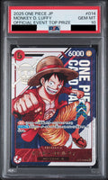 Monkey D. Luffy SR ST21-014 PSA 10