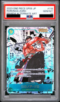 Roronoa Zoro SEC Comic Parallel OP06-118 PSA 10