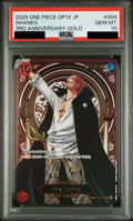 Shanks SR SC 3rd Anniv Gold OP09-004 PSA 10