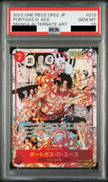 Portgas D. Ace SR Comic Parallel OP02-013 PSA 10