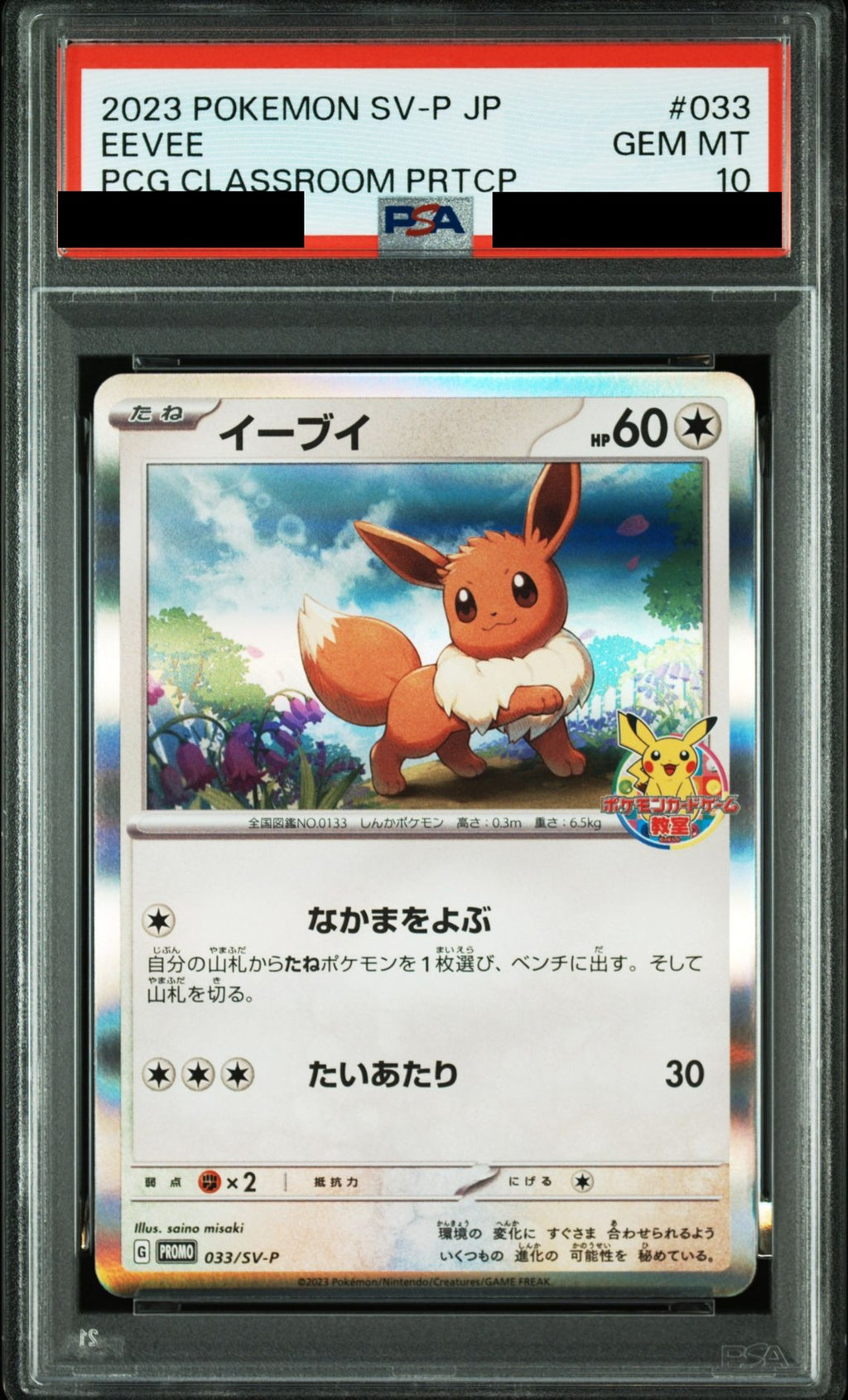 Eevee PROMO 033 SV-P PSA 10