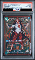 Shanks SR Special Card ST16-004 One Piece PSA 10