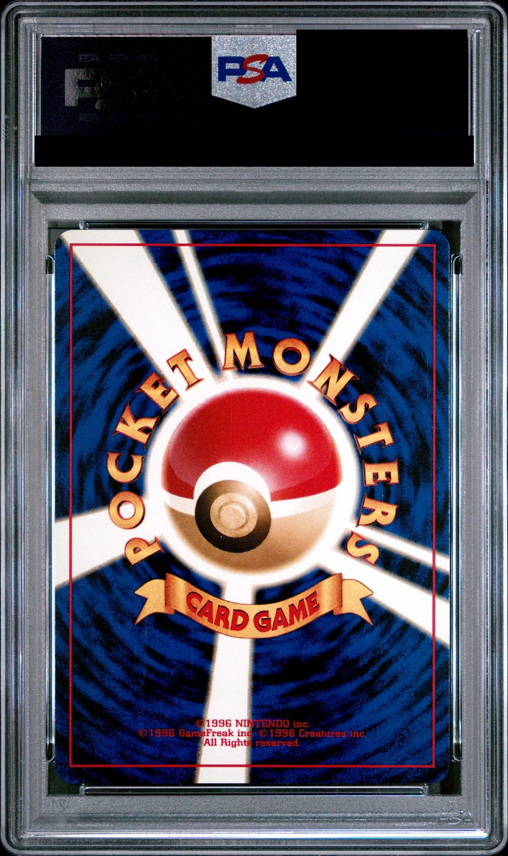 Tyranitar Old Back No.248 neo2 PSA 10 back