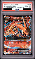 M Charizard EX 002/021 XYA Japanese Pokemon card PSA 10 GEM MT
