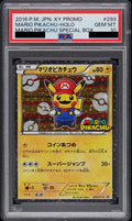 Mario Pikachu PROMO 293/XY-P - XY-P - Japanese - PSA 10 GEM MT