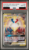 Latias & Latios GX SR SA 105/095 SM9 PSA 10