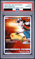 Red's Pikachu 270 SM-P PSA 10