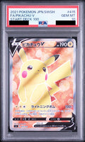 Pikachu V 415/414 SI PSA 10