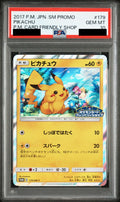 Pikachu Promo 179 SM-P PSA 10