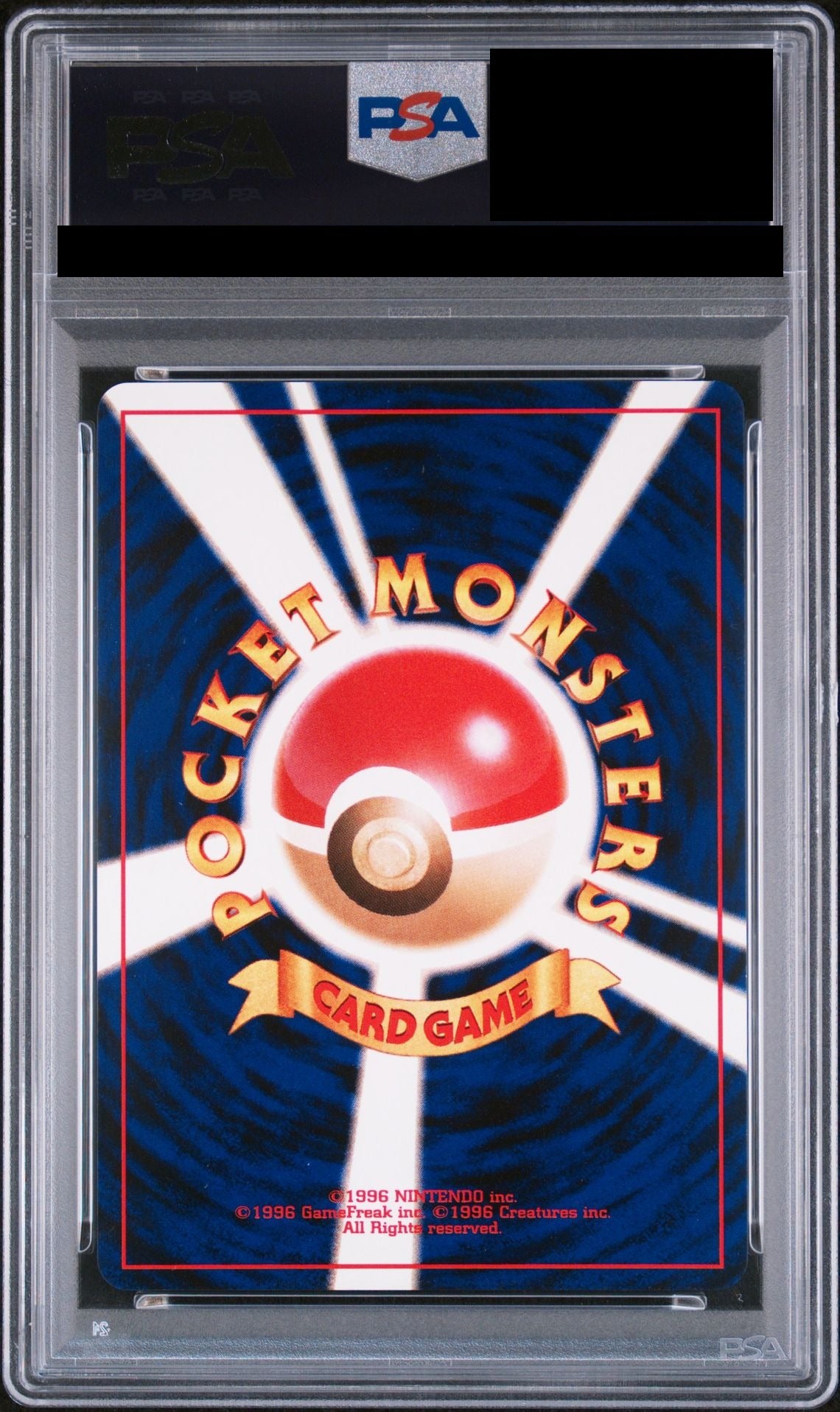 Dark Tyranitar Old Back No.248 neo4 PSA 10 back