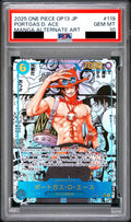 Portgas D. Ace SEC Comic Parallel OP13-119 One Piece PSA 10