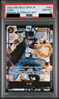 Sabo SR-SP Comic Parallel OP04-083 One Piece PSA 10