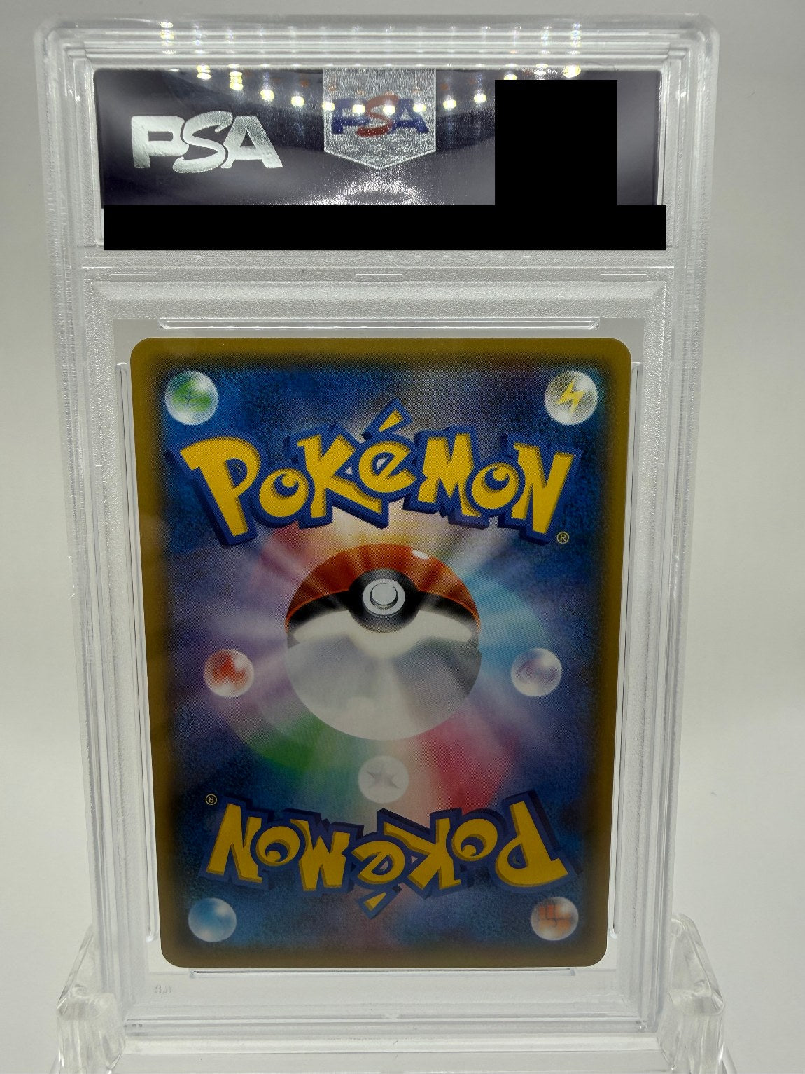 Shining Rayquaza H 057/072 SM3+ PSA 10 back